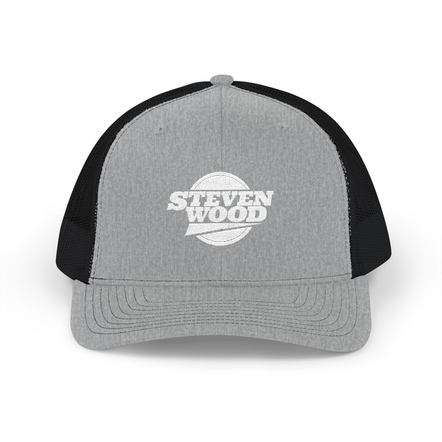 Steven Wood logo Snapback Trucker Cap