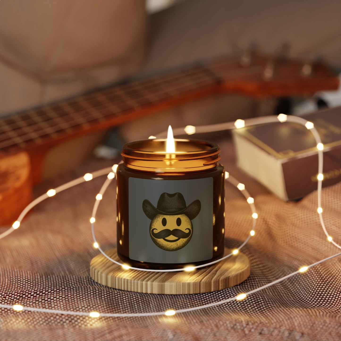 Cowboy Emoji - Scented Soy Candle