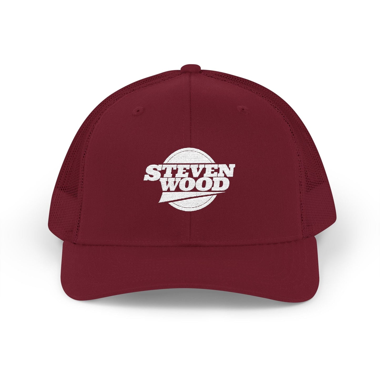 Steven Wood logo Snapback Trucker Cap