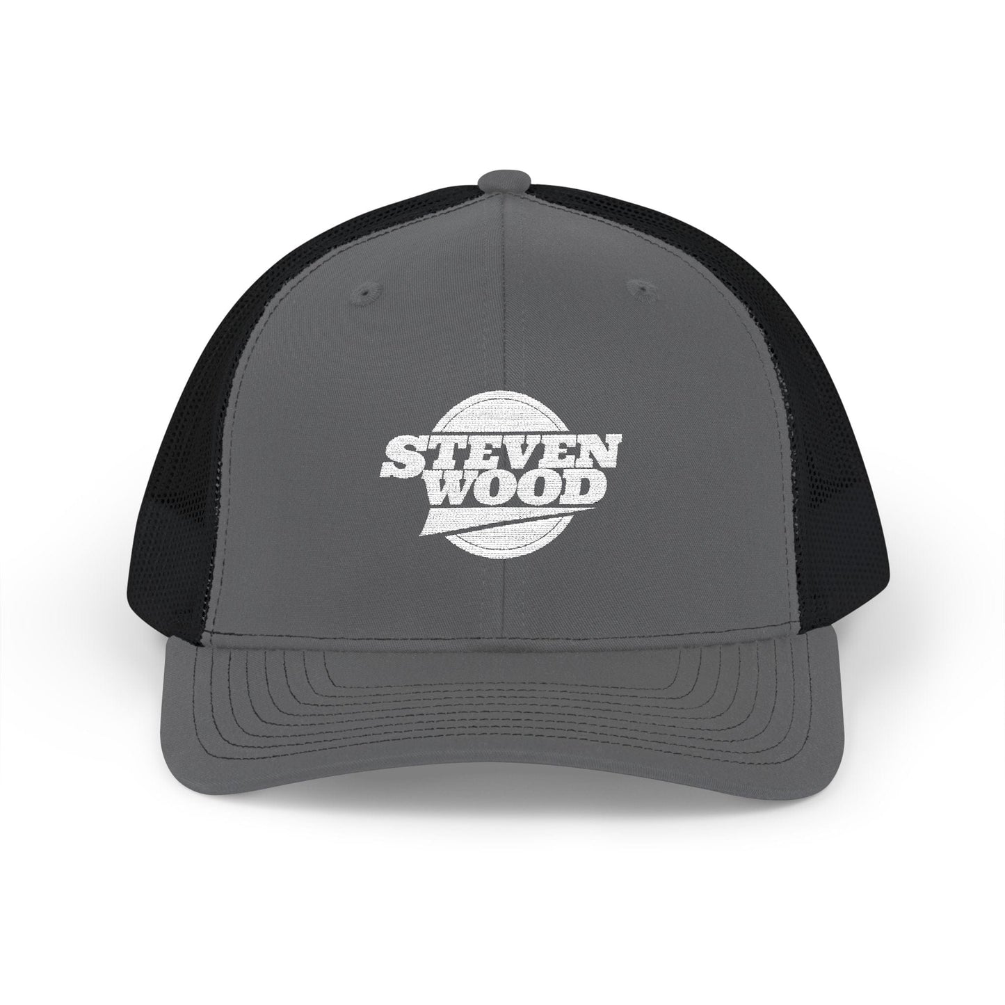 Steven Wood logo Snapback Trucker Cap