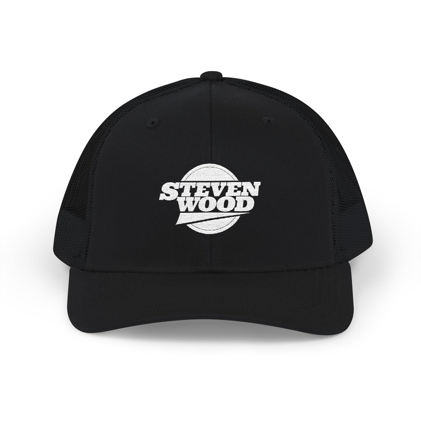 Steven Wood logo Snapback Trucker Cap