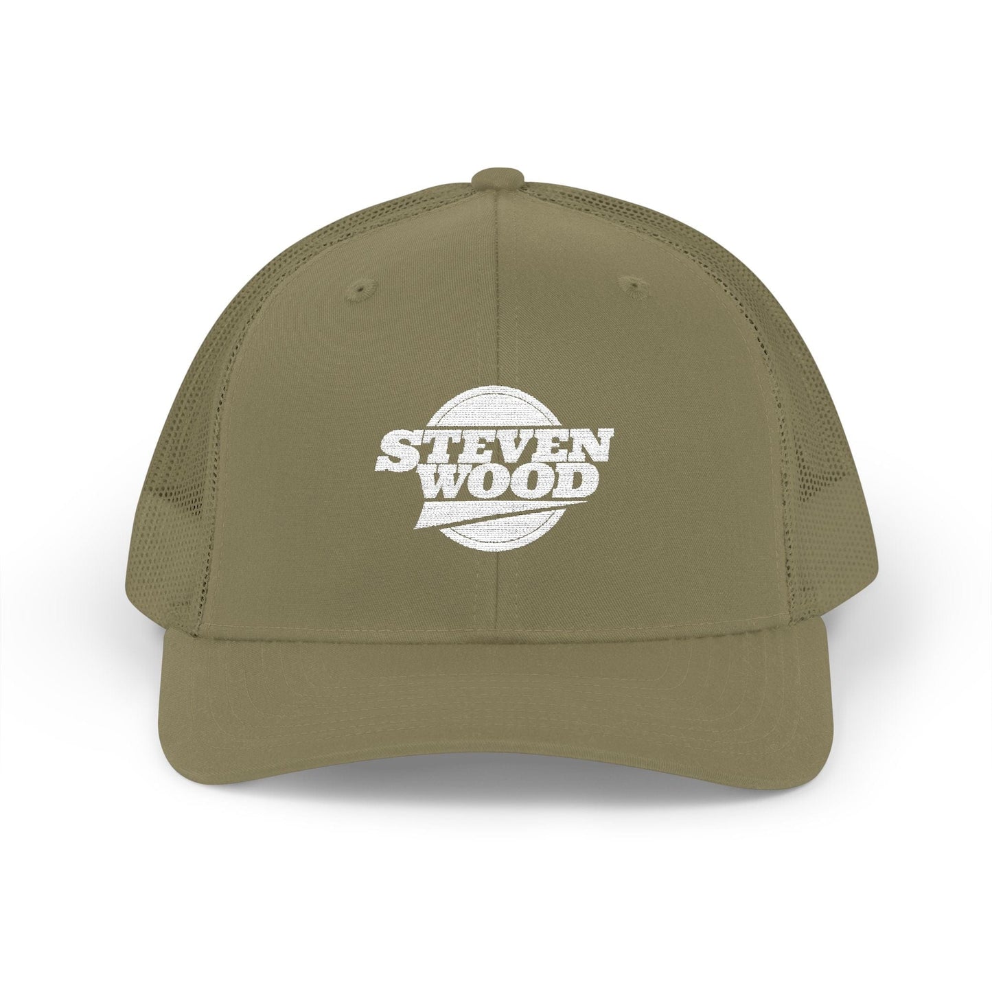 Steven Wood logo Snapback Trucker Cap