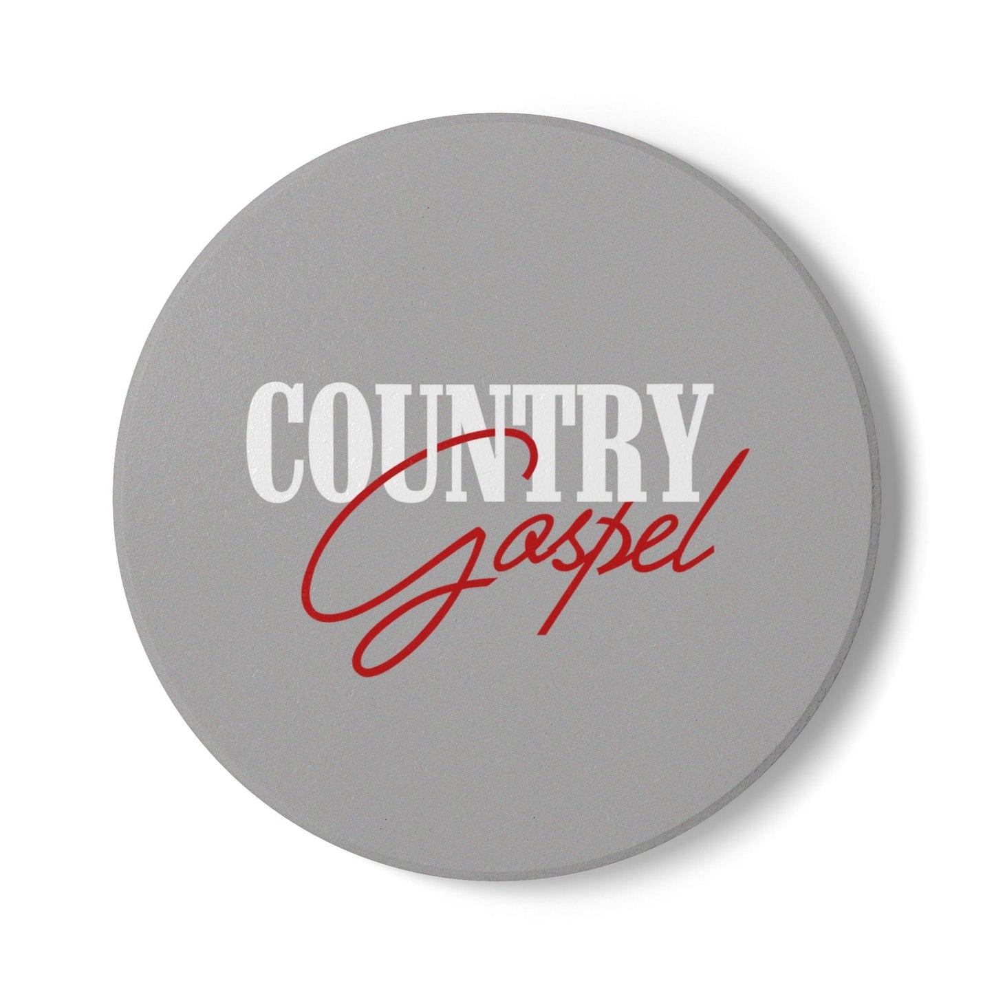 Country Gospel ceramic coaster