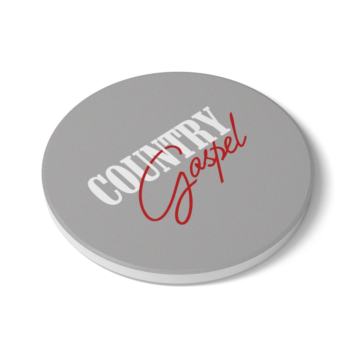 Country Gospel ceramic coaster