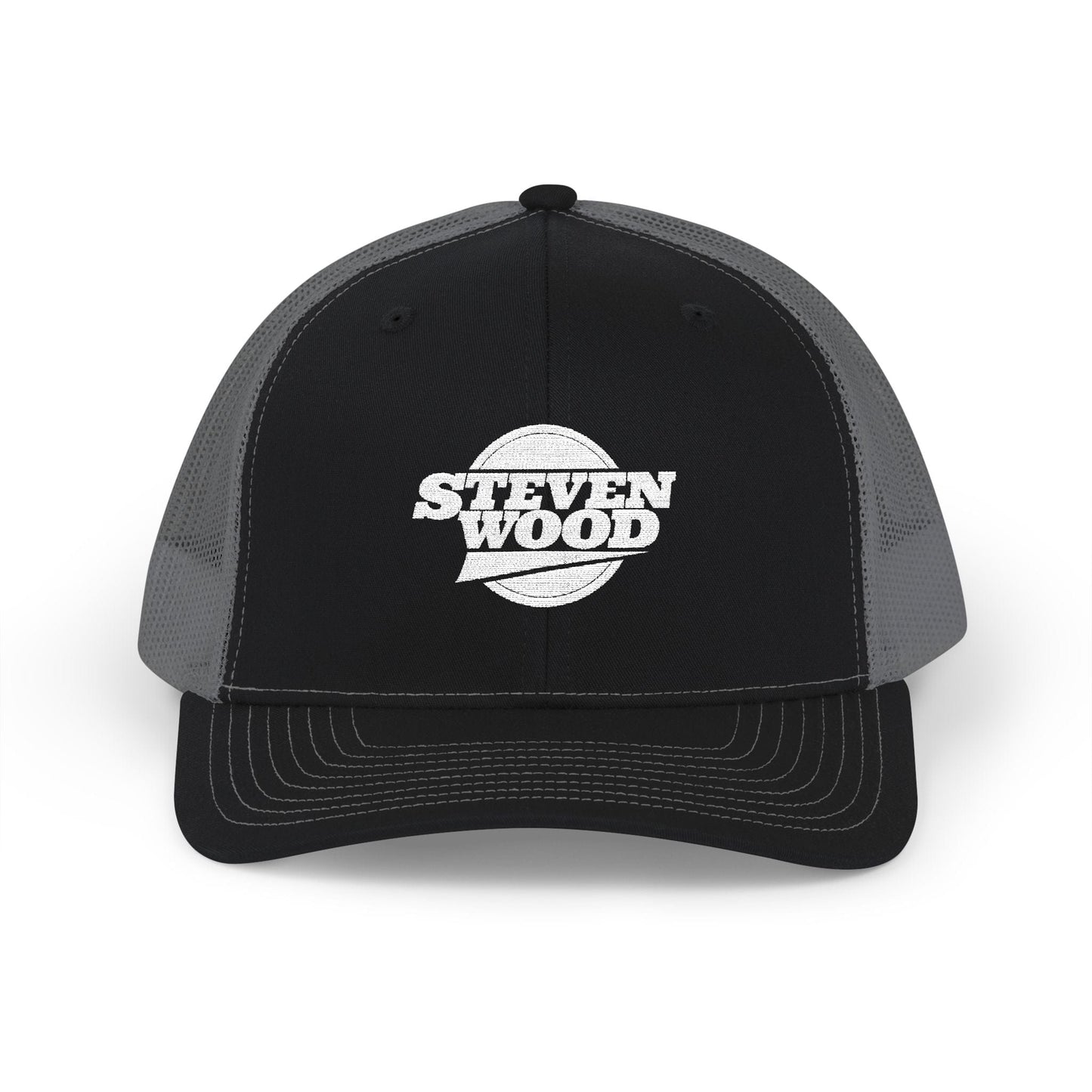 Steven Wood logo Snapback Trucker Cap