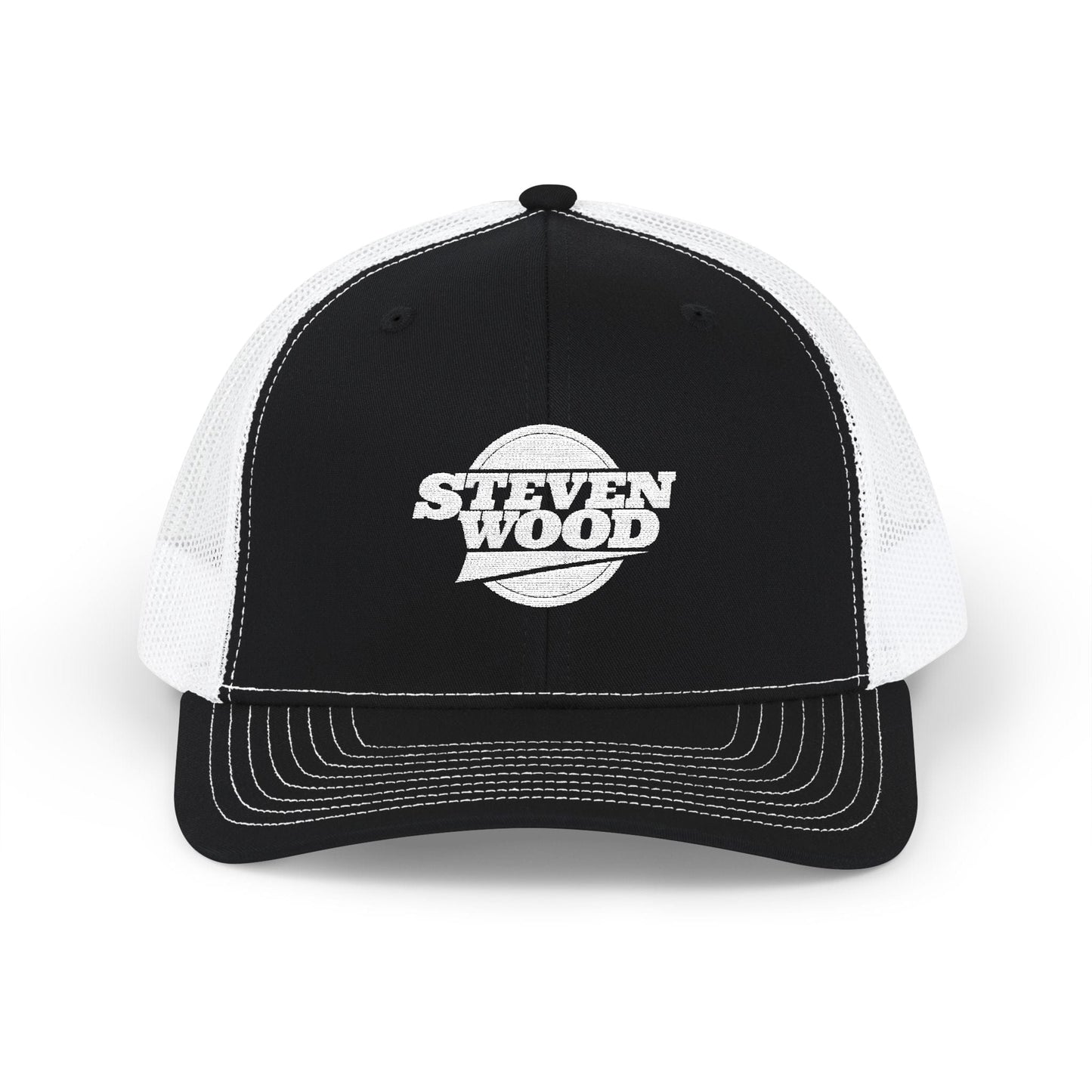 Steven Wood logo Snapback Trucker Cap