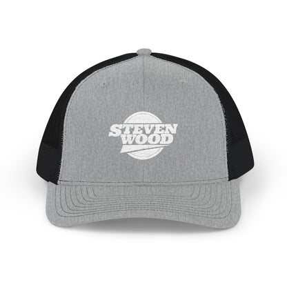 Steven Wood logo Snapback Trucker Cap