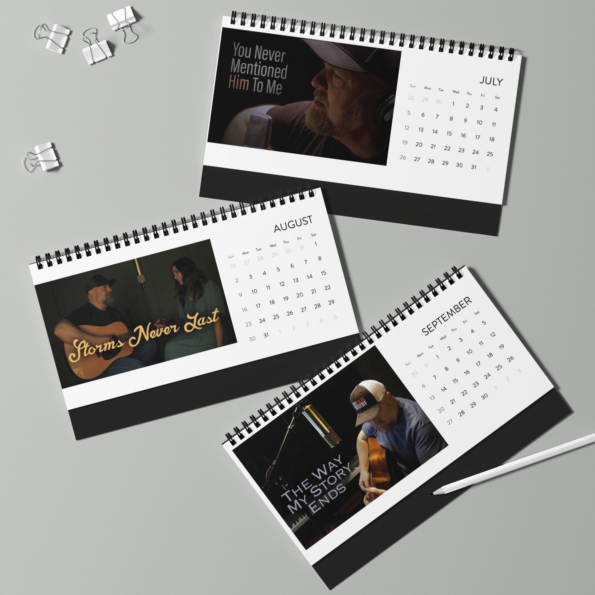 Steven Wood 2026 Desktop Calendar – Steven Wood Music