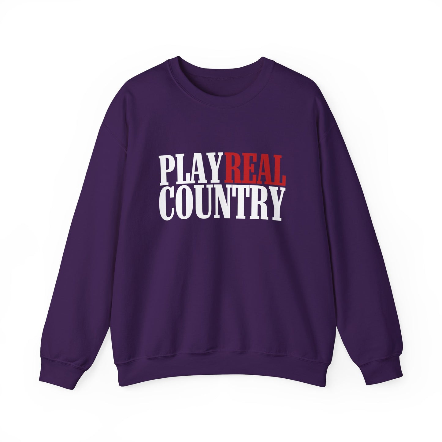 Play Real Country - Crewneck Sweatshirt