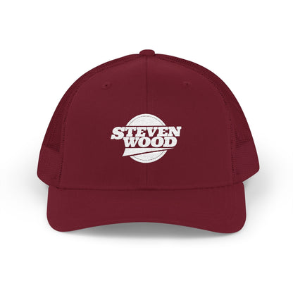 Steven Wood logo Snapback Trucker Cap