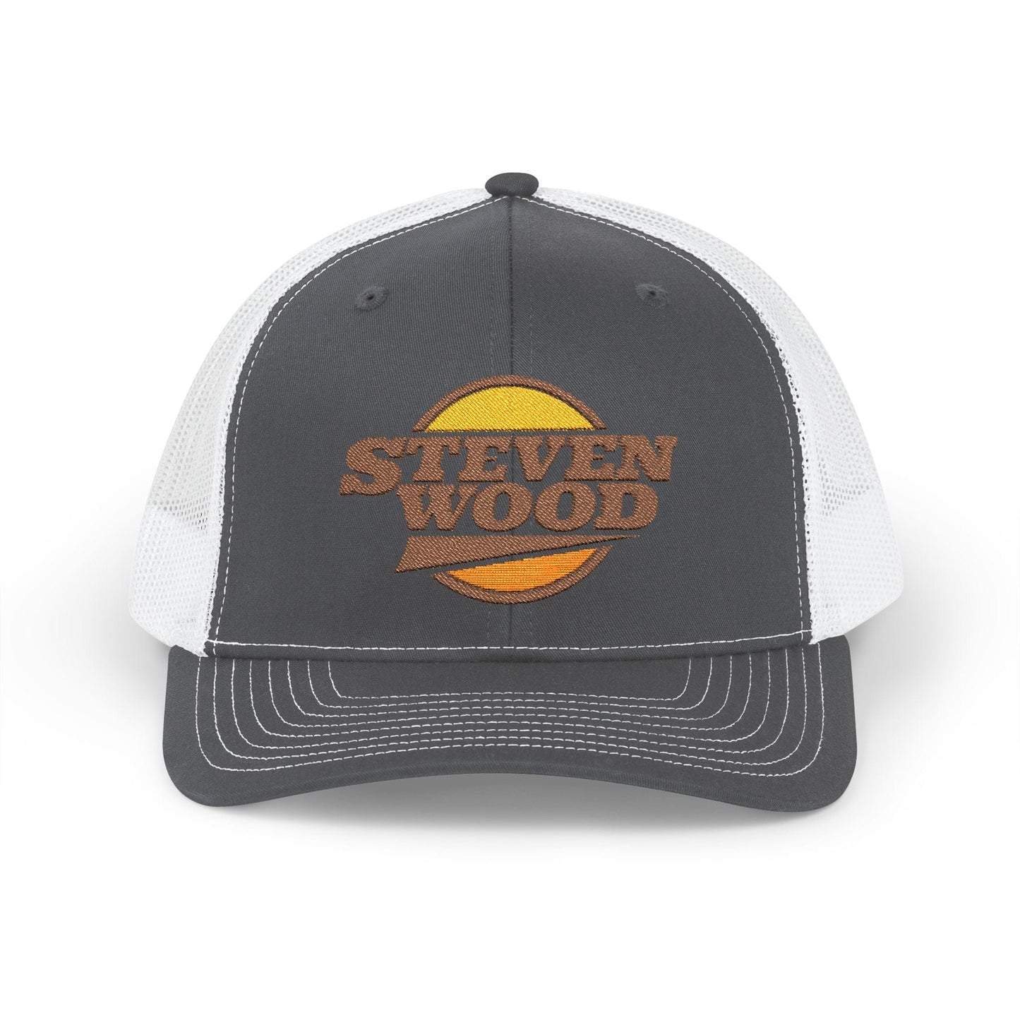 Steven Wood Music logo Snapback Trucker Cap