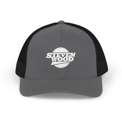 Steven Wood logo Snapback Trucker Cap