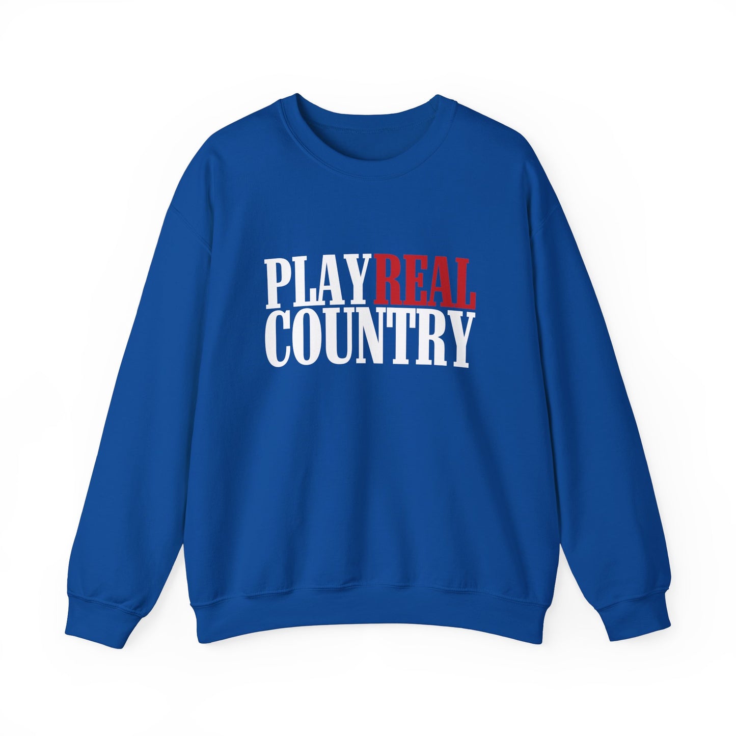 Play Real Country - Crewneck Sweatshirt