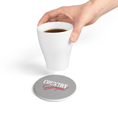 Country Gospel ceramic coaster