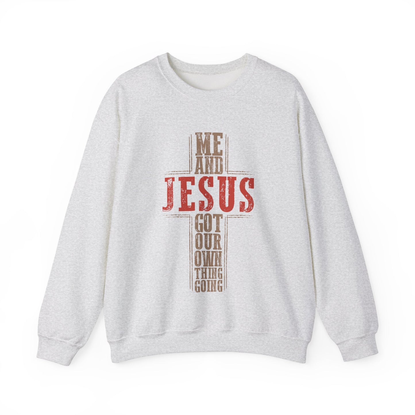 Me & Jesus - Crewneck Sweatshirt