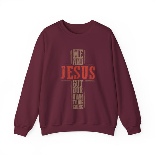 Me & Jesus - Crewneck Sweatshirt