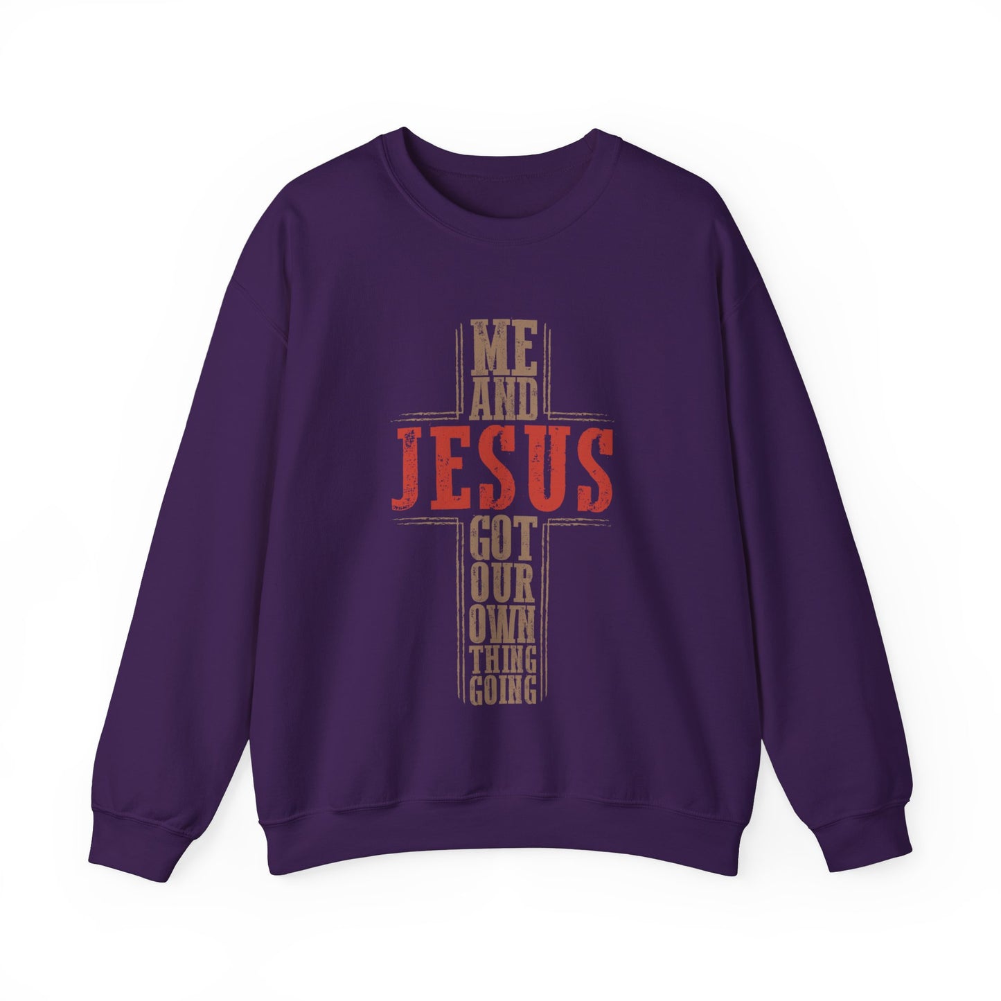 Me & Jesus - Crewneck Sweatshirt