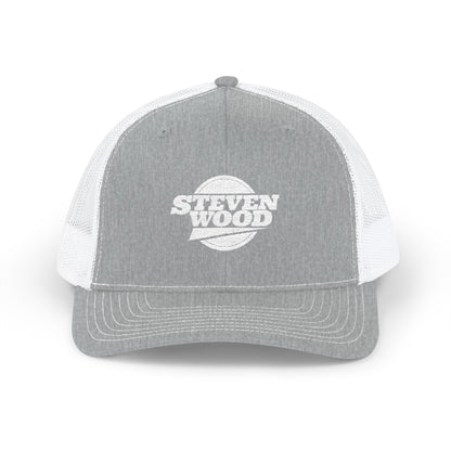 Steven Wood logo Snapback Trucker Cap