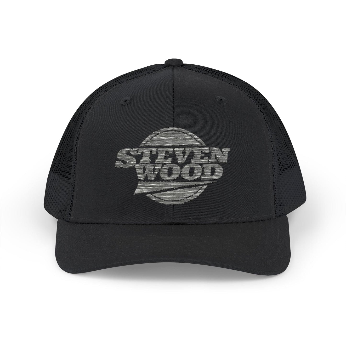 Steven Wood Music logo Snapback Trucker Cap