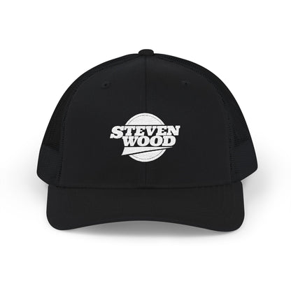 Steven Wood logo Snapback Trucker Cap
