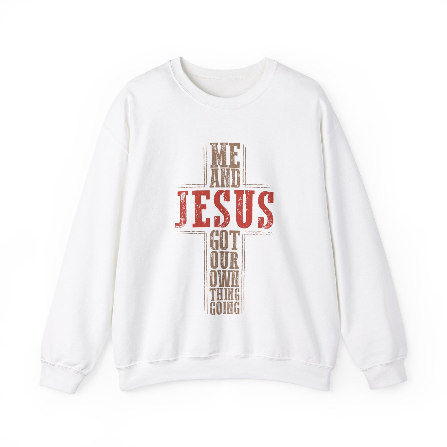 Me & Jesus - Crewneck Sweatshirt