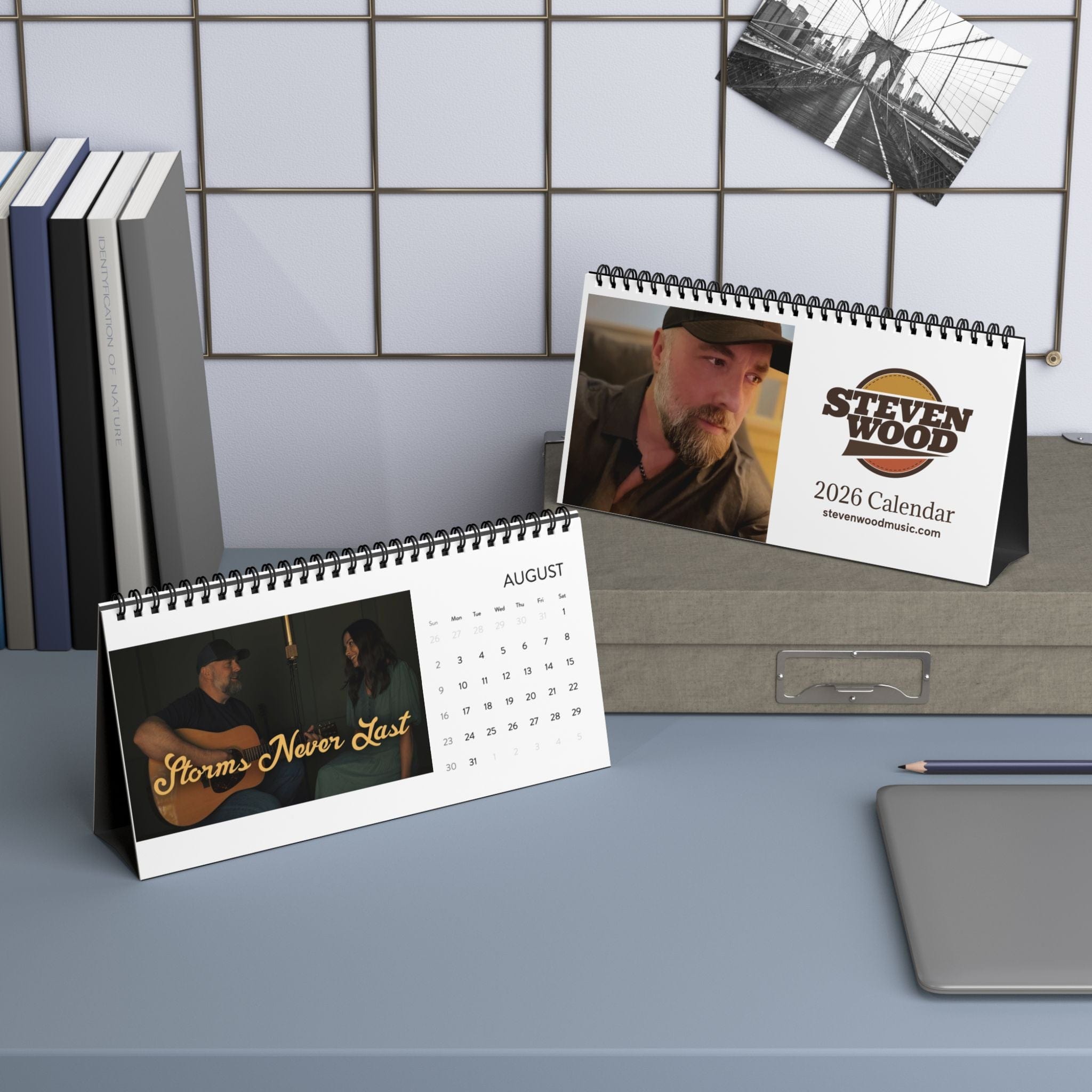 Steven Wood 2026 Desktop Calendar – Steven Wood Music