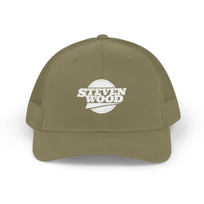 Steven Wood logo Snapback Trucker Cap