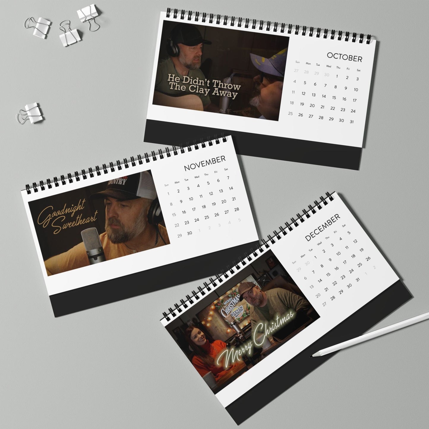 Steven Wood 2026 Desktop Calendar