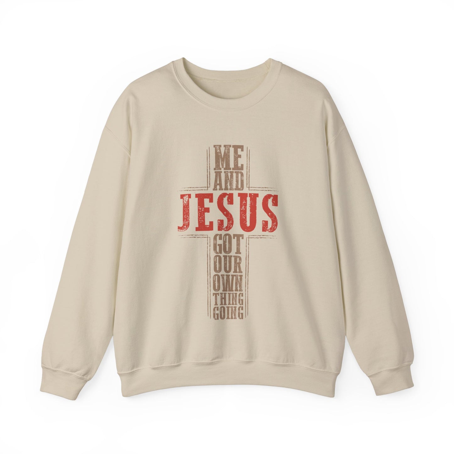 Me & Jesus - Crewneck Sweatshirt