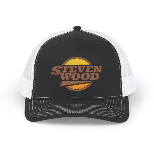 Steven Wood Music logo Snapback Trucker Cap