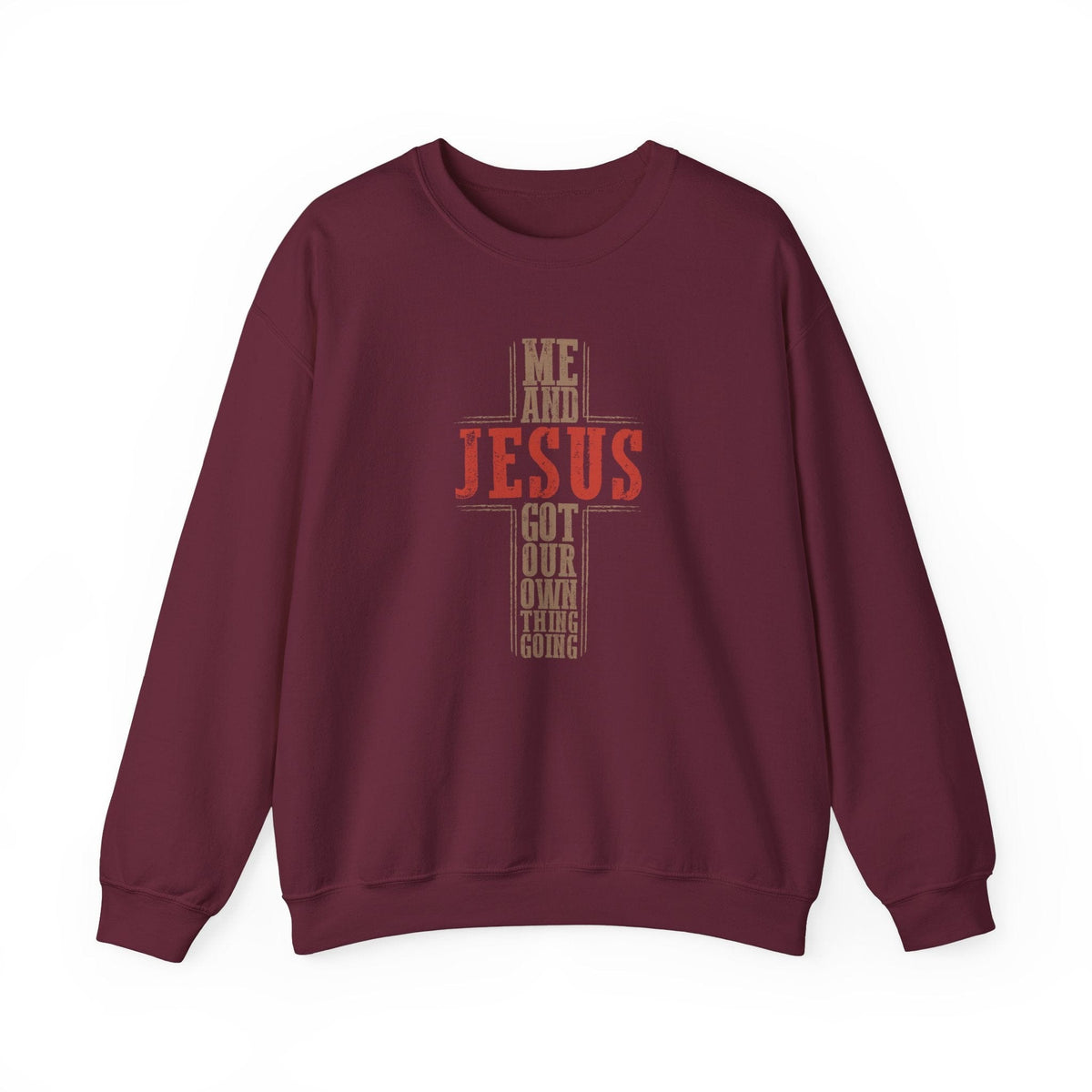 Me & Jesus Crewneck Sweatshirt – Steven Wood Music