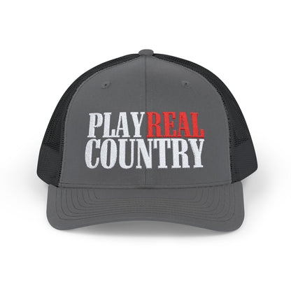 Play Real Country - Snapback Trucker Cap