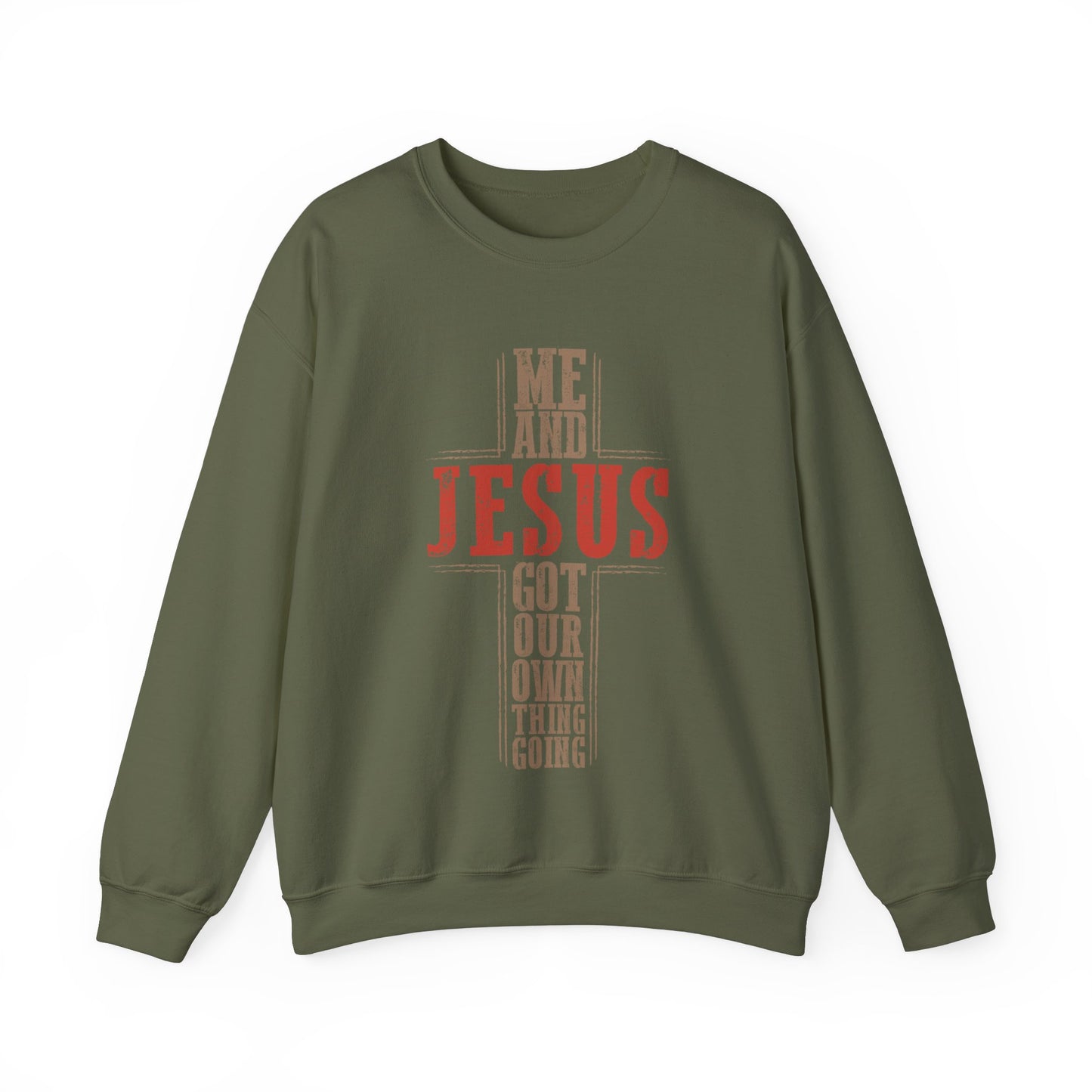 Me & Jesus - Crewneck Sweatshirt