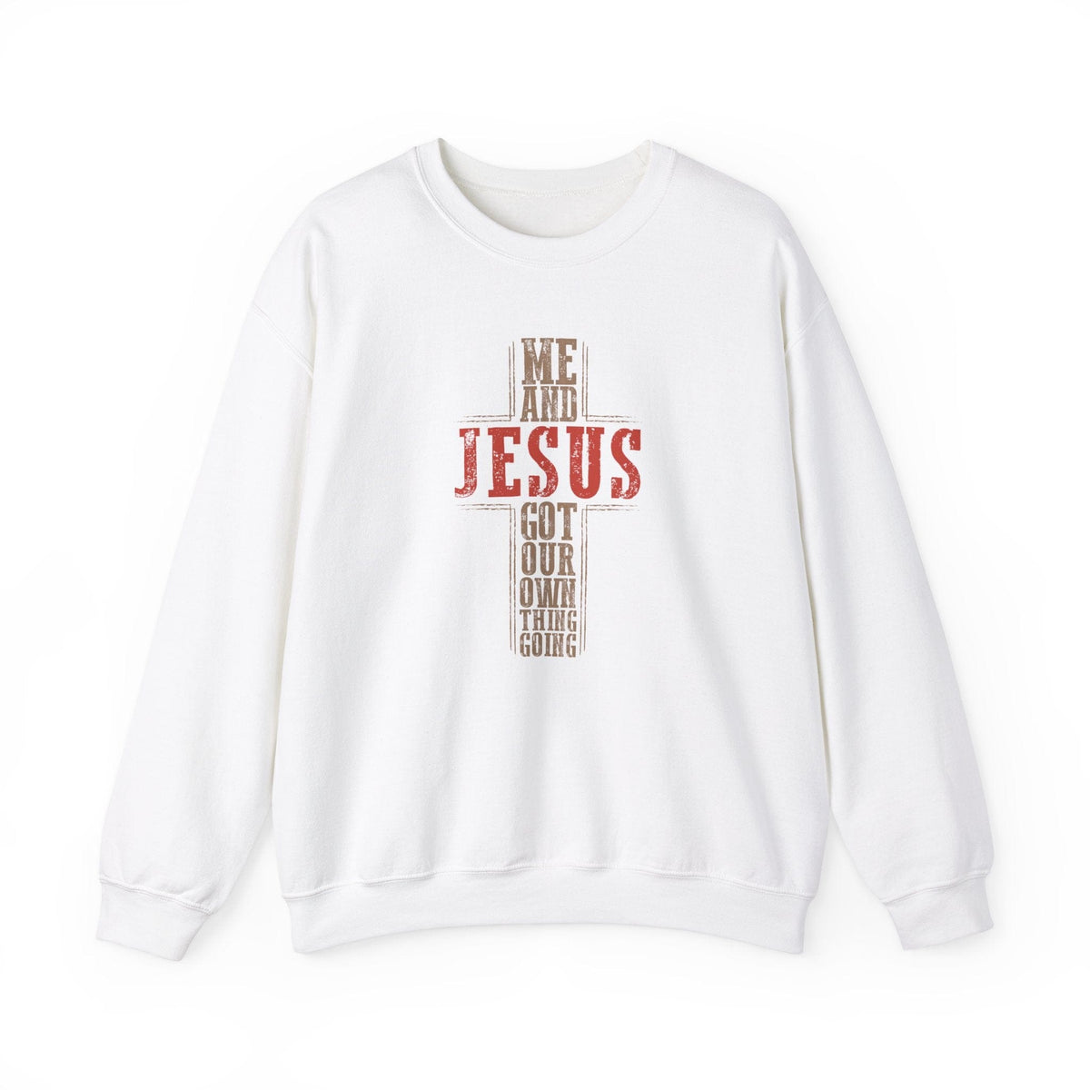 Me & Jesus Crewneck Sweatshirt – Steven Wood Music