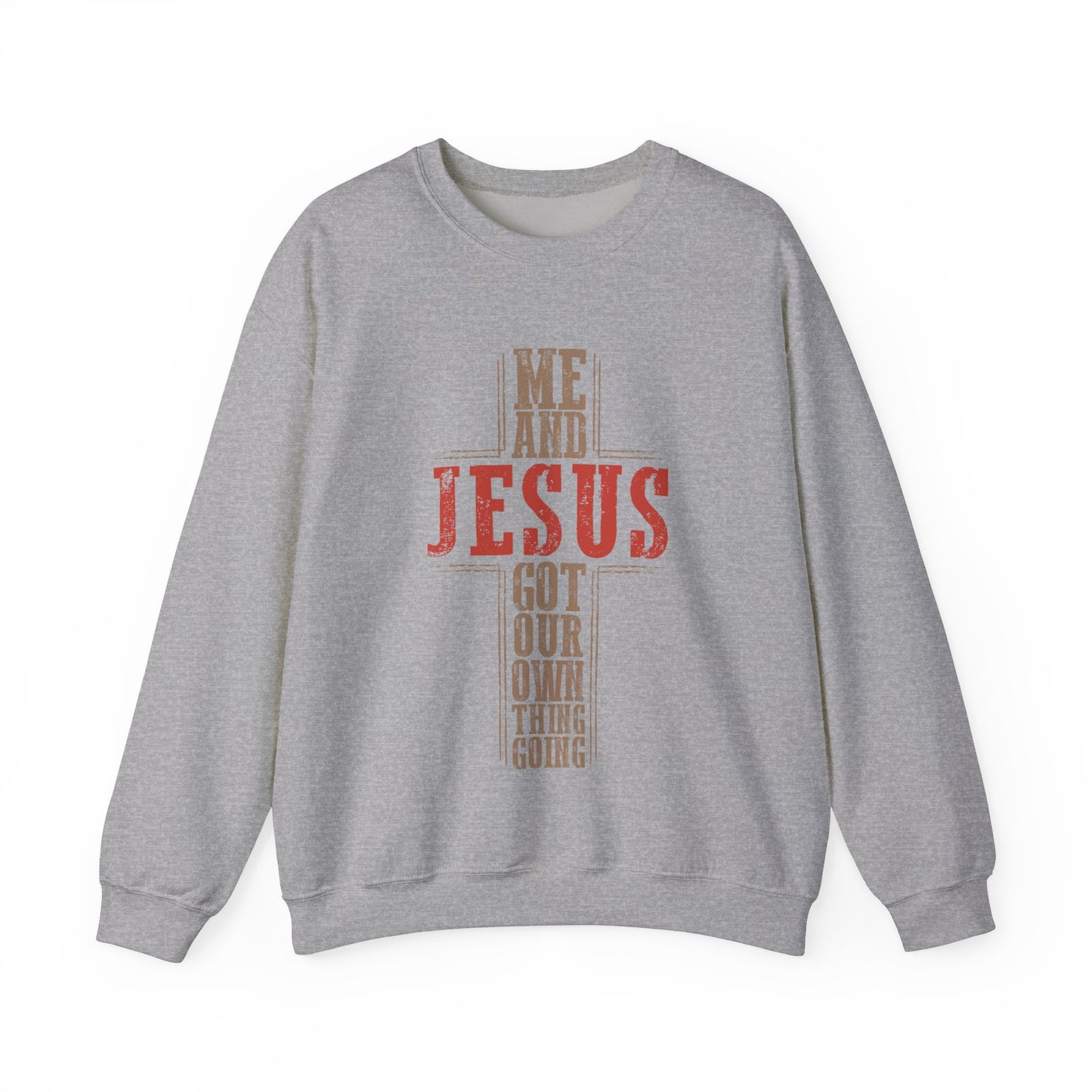 Me & Jesus - Crewneck Sweatshirt