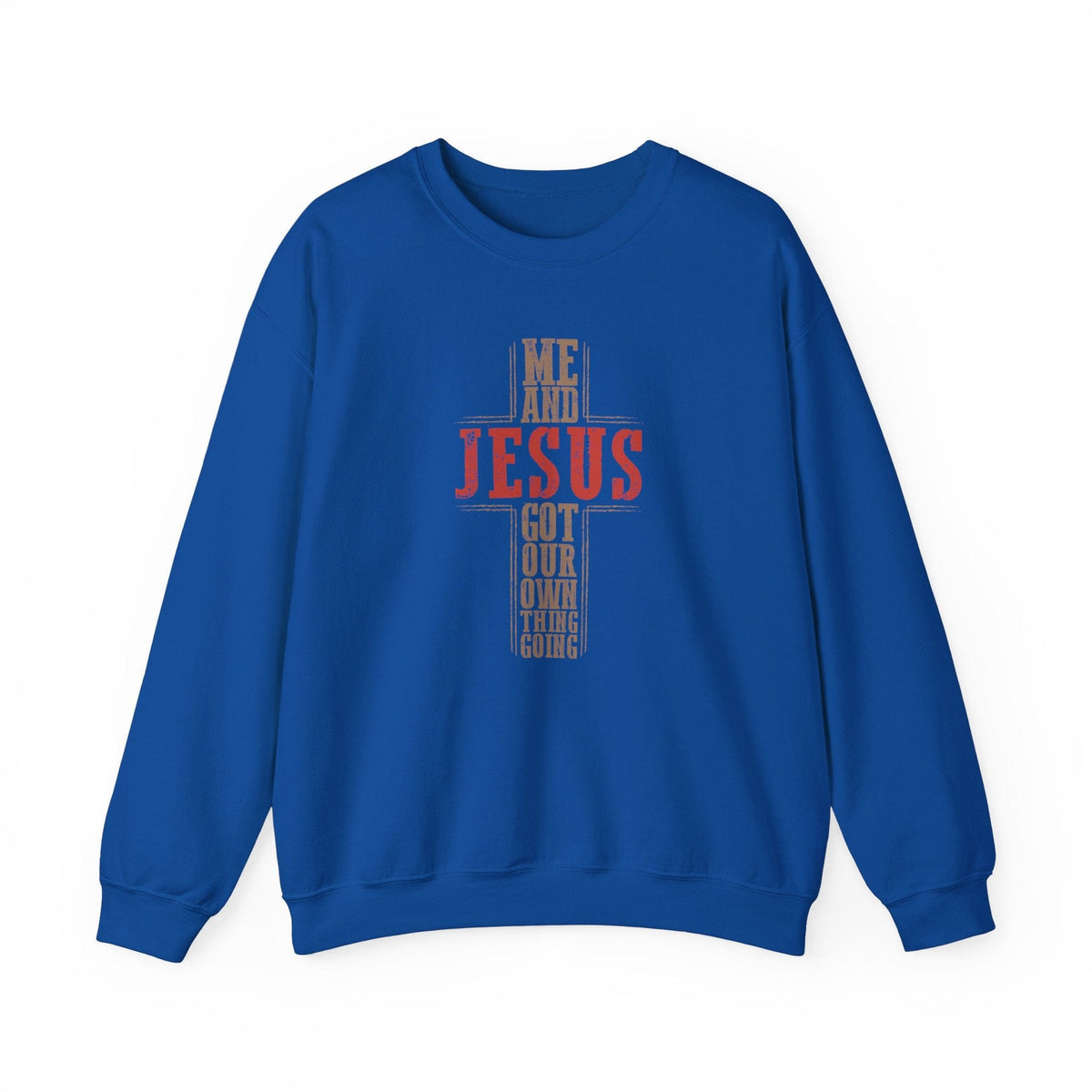 Me & Jesus Crewneck Sweatshirt – Steven Wood Music