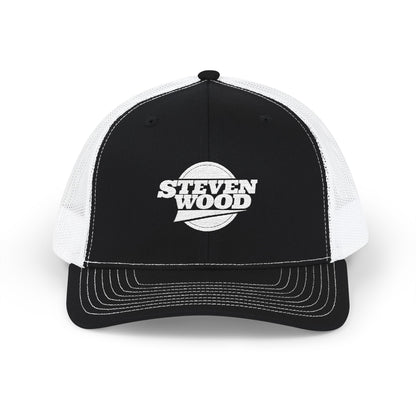 Steven Wood logo Snapback Trucker Cap