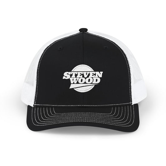 Steven Wood logo Snapback Trucker Cap