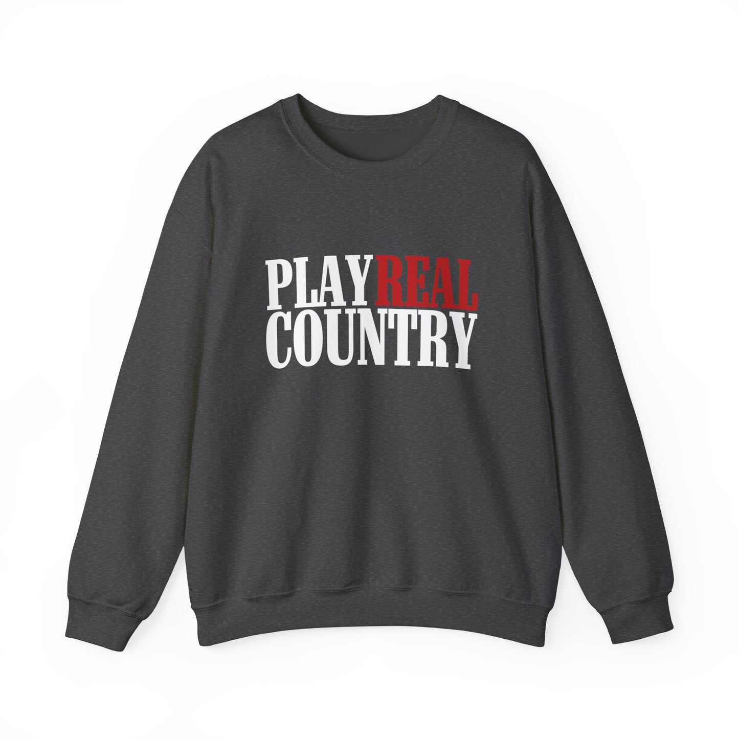 Play Real Country - Crewneck Sweatshirt