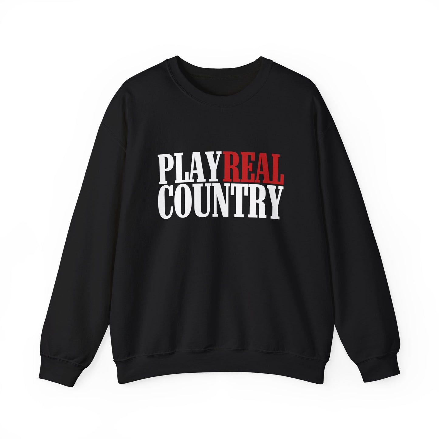 Play Real Country - Crewneck Sweatshirt